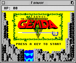 Das Startbild von GEMDA
