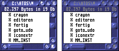 Bild vom Theme Blue (BLUE2 ist eine vergrößerte Ausgabe von BLUE.)
