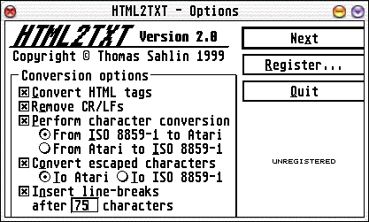 HTML2TEXT